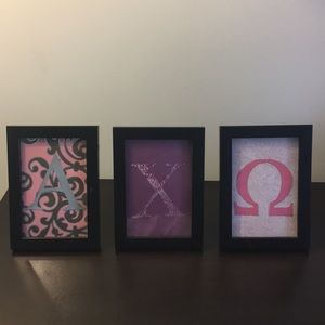 ΑΧΩ Picture frame letters